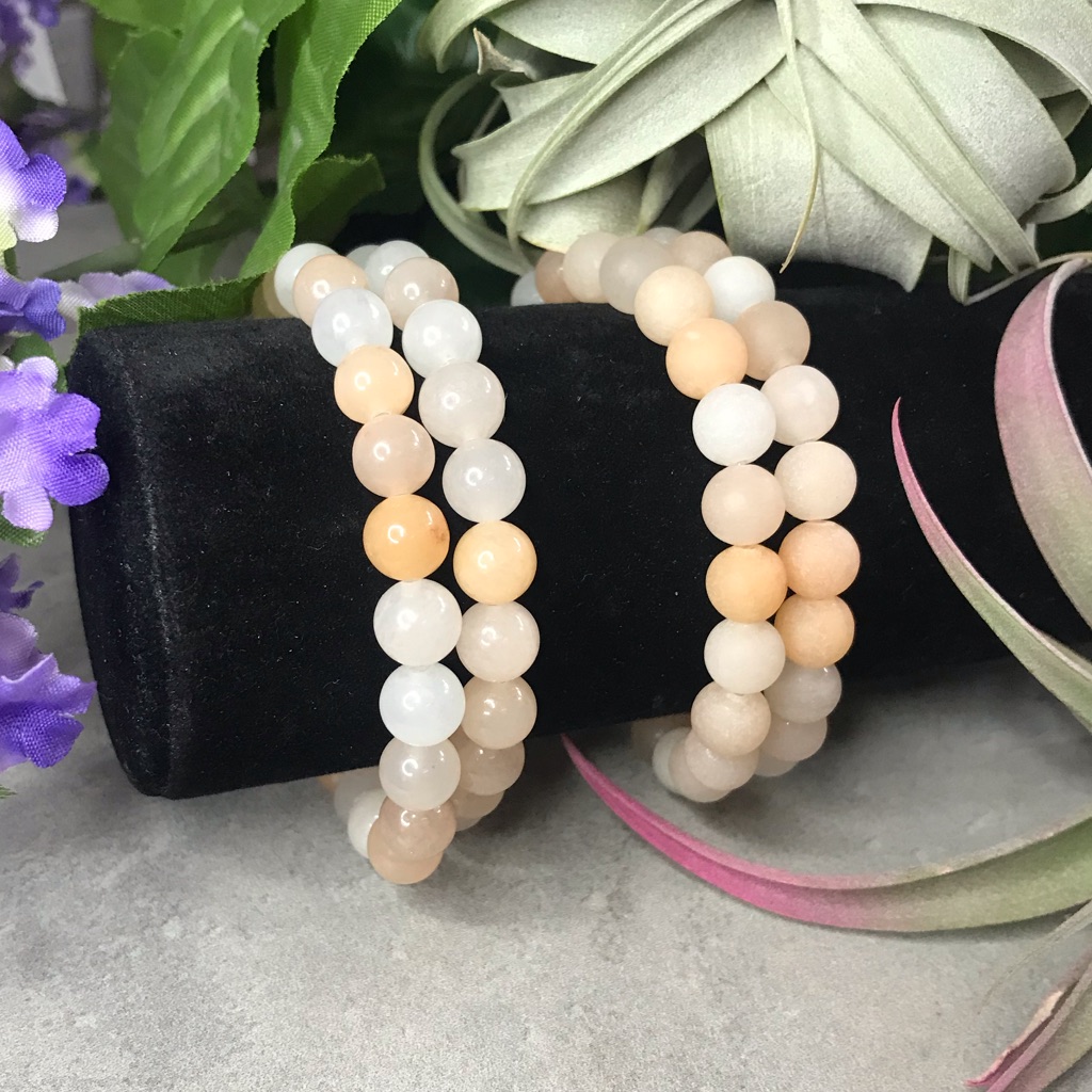 Peach Aventurine Crystal/Gemstone Bracelet